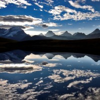 Lago Rosset con nuvole - Foto di Luca Fassio - Archivio FGP