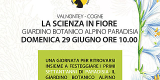 70 anni del giardino botanico alpino Paradisia