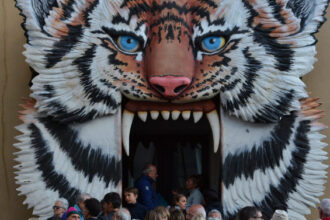 ingresso pubblico GPFF con tigre